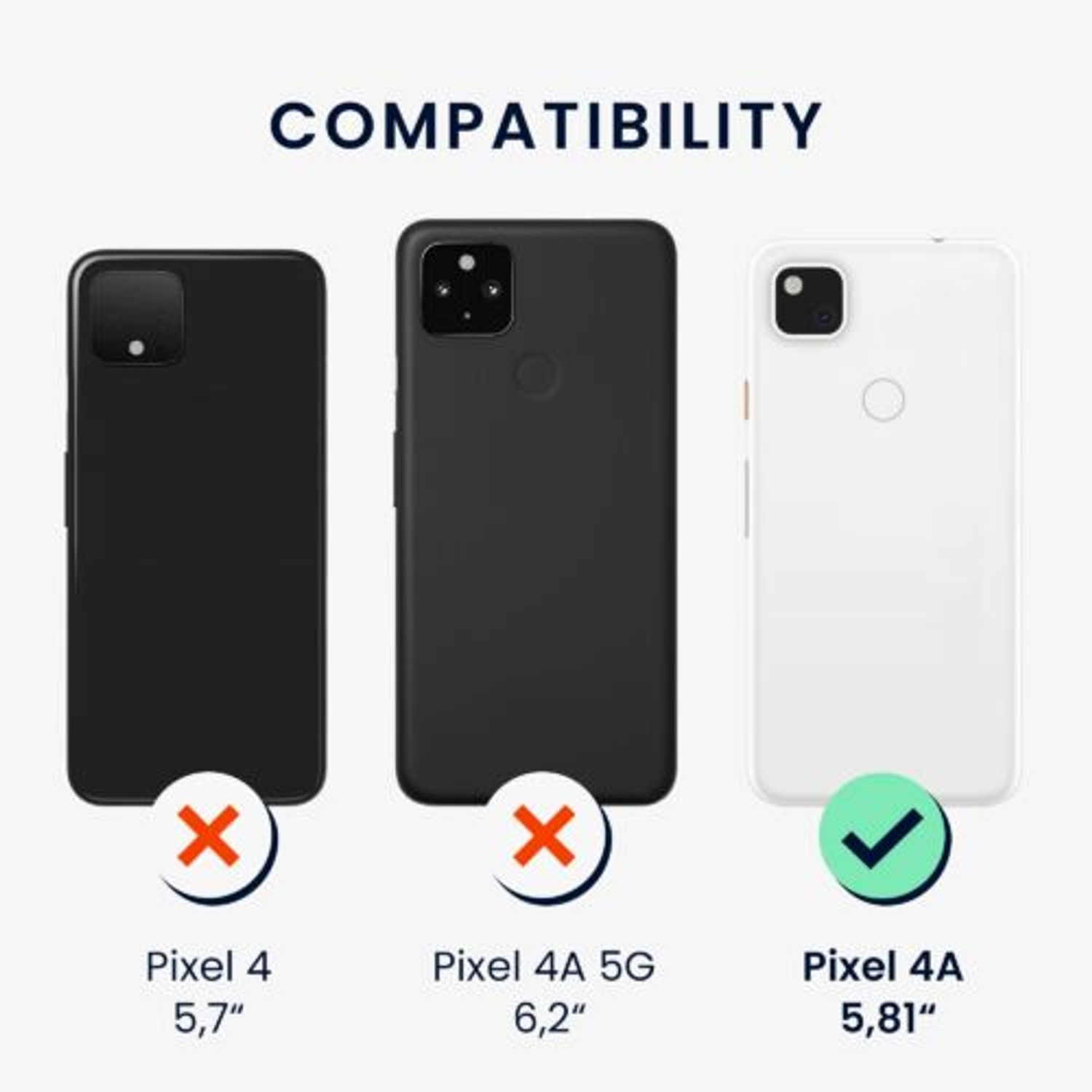 Husa pentru Google Pixel 4a, Silicon, Albastru, 52622.186, Kwmobile fotografia produsului View 6 L