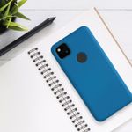 Husa pentru Google Pixel 4a, Silicon, Albastru, 52622.228, Kwmobile fotografia produsului View 8 S