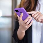 Husa pentru Google Pixel 4a, Silicon, Mov, 52622.221, Kwmobile fotografia produsului View 9 S