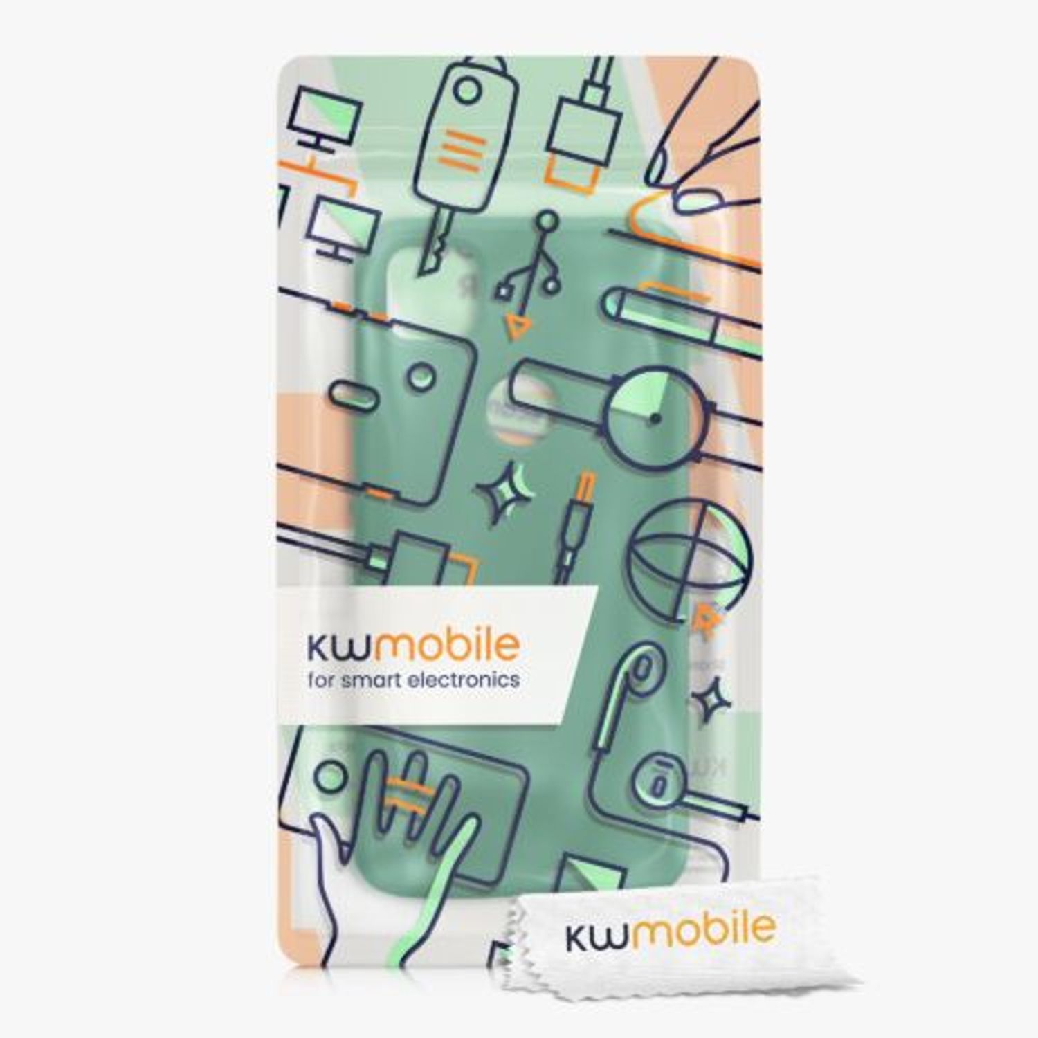 Husa pentru Google Pixel 4a, Silicon, Verde, 52622.227, Kwmobile fotografia produsului View 7 L