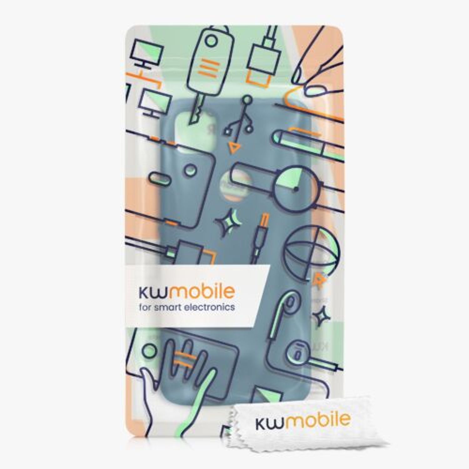 Husa pentru Google Pixel 4a, Silicon, Verde, 52622.78, Kwmobile fotografia produsului View 9 L
