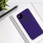 Husa pentru Google Pixel 4a, Silicon, Albastru, 52622.226, Kwmobile fotografia produsului View 3 S