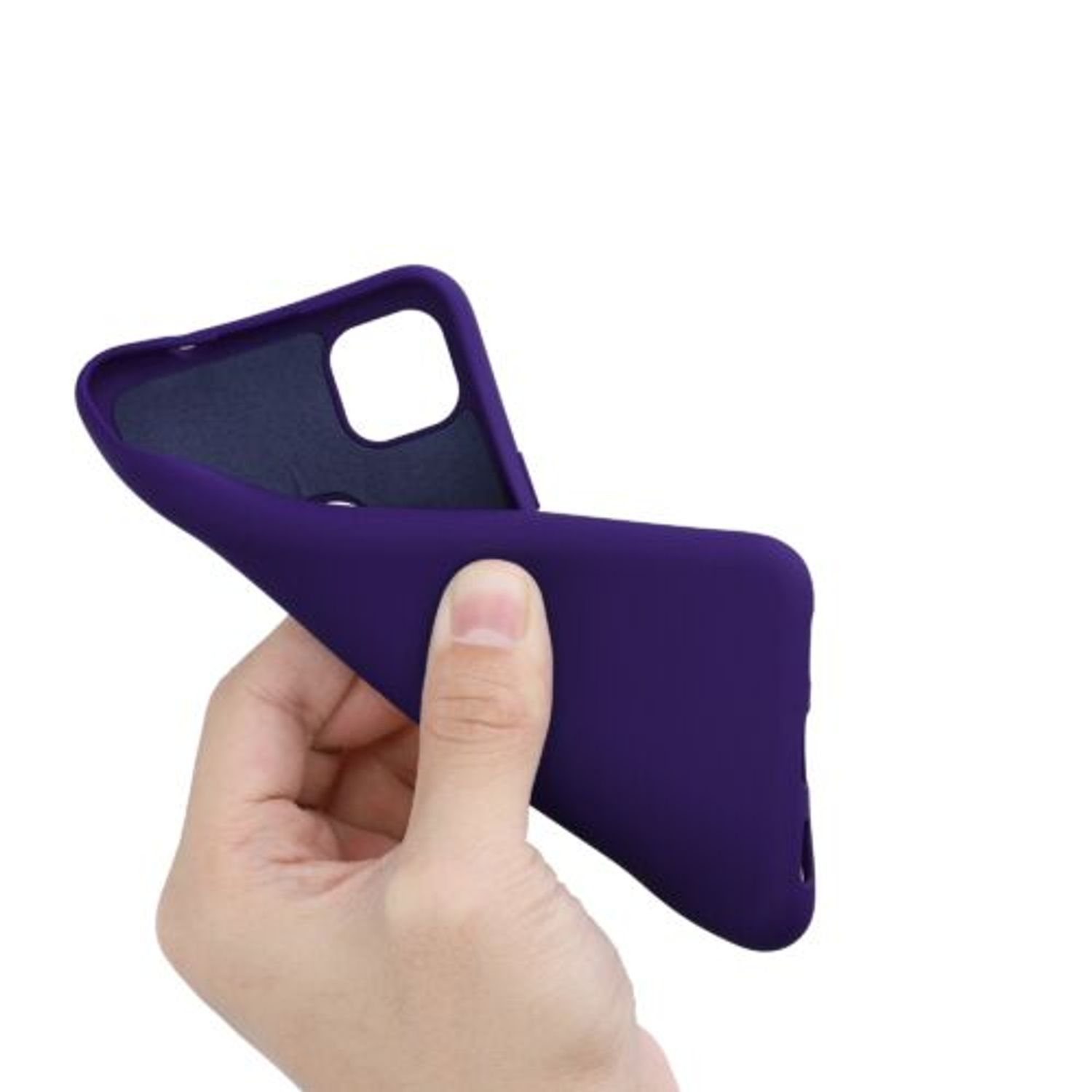 Husa pentru Google Pixel 4a, Silicon, Albastru, 52622.226, Kwmobile fotografia produsului View 8 L