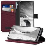 Husa pentru Google Pixel 5a, Textil, Rosu, 55987.20, Kwmobile fotografia produsului View 5 S