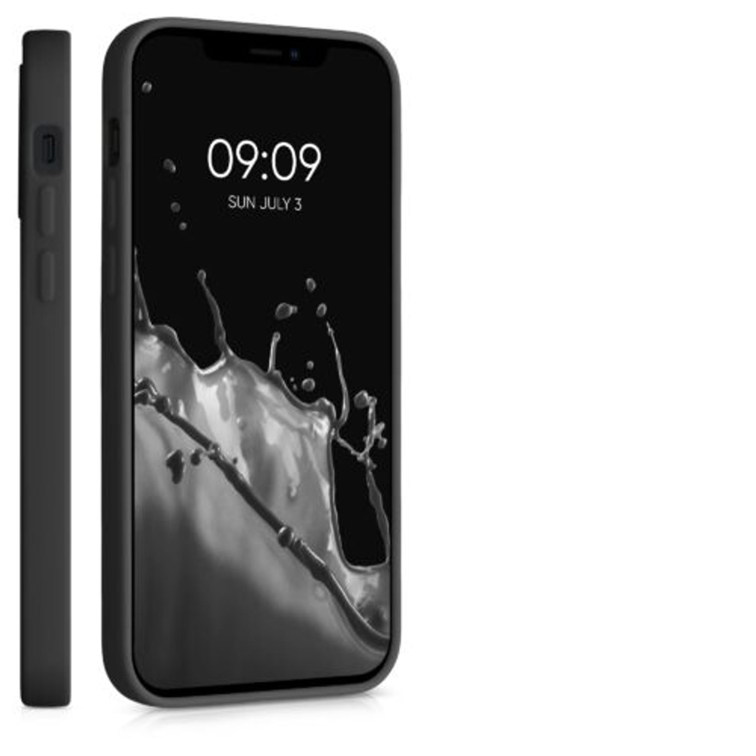 Husa pentru iPhone 12/iPhone 12 Pro, Silicon, Negru, 54513.01 fotografia produsului View 9 L
