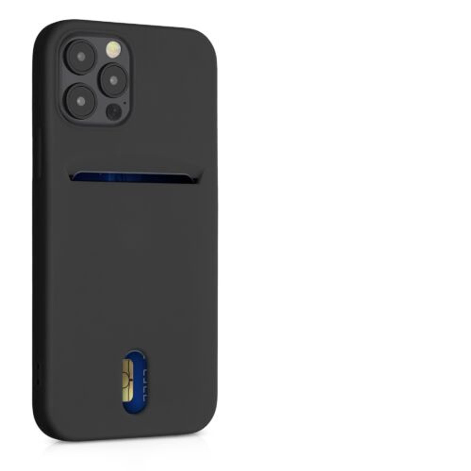 Husa pentru iPhone 12/iPhone 12 Pro, Silicon, Negru, 54513.01 fotografia produsului View 8 L
