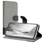 Husa pentru Google Pixel 5a, Textil, Gri, 55987.22, Kwmobile fotografia produsului View 2 S