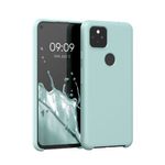 Husa pentru Google Pixel 5a, Silicon, Verde, 55207.50, Kwmobile fotografia produsului