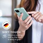 Husa pentru Google Pixel 5a, Silicon, Verde, 55207.50, Kwmobile fotografia produsului View 5 S
