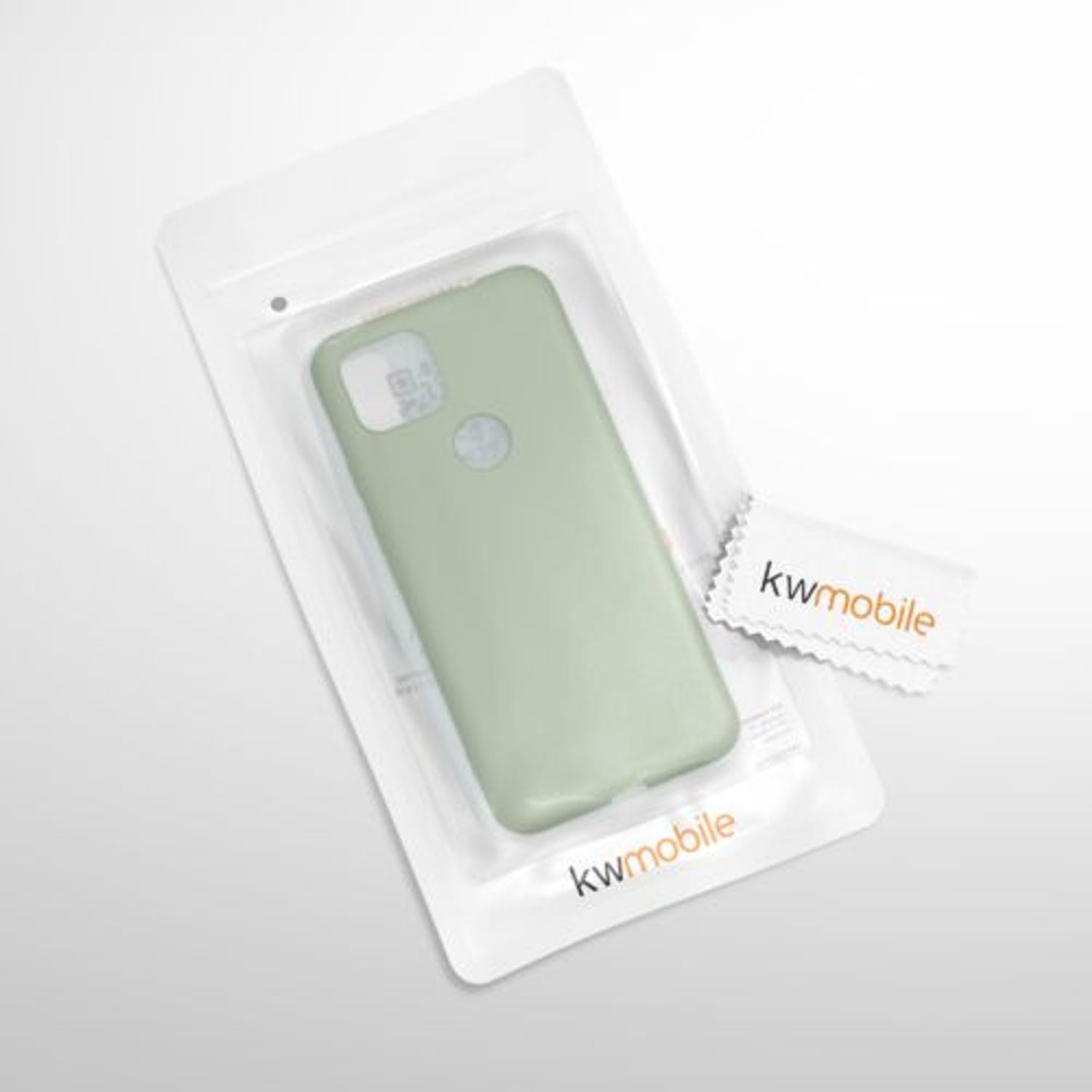 Husa pentru Google Pixel 5a, Silicon, Verde, 55374.172, Kwmobile fotografia produsului View 9 L