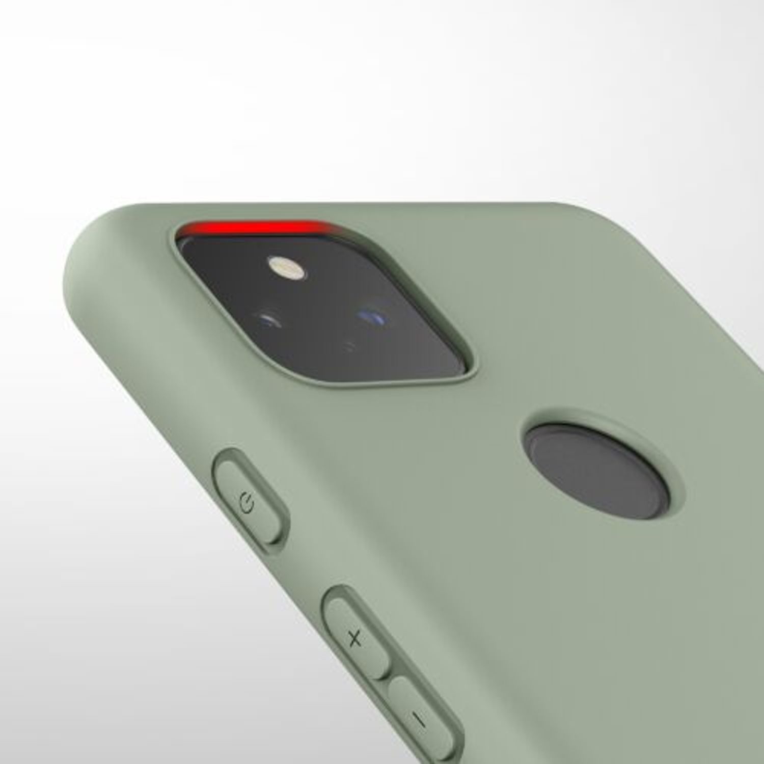 Husa pentru Google Pixel 5a, Silicon, Verde, 55374.172, Kwmobile fotografia produsului View 10 L