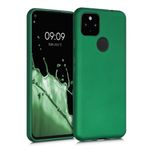 Husa pentru Google Pixel 5a, Silicon, Verde, 55782.170, Kwmobile fotografia produsului