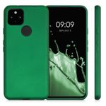 Husa pentru Google Pixel 5a, Silicon, Verde, 55782.170, Kwmobile fotografia produsului View 2 S
