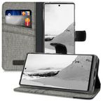 Husa pentru Google Pixel 6, Textil, Gri, 55988.22, Kwmobile fotografia produsului View 5 S