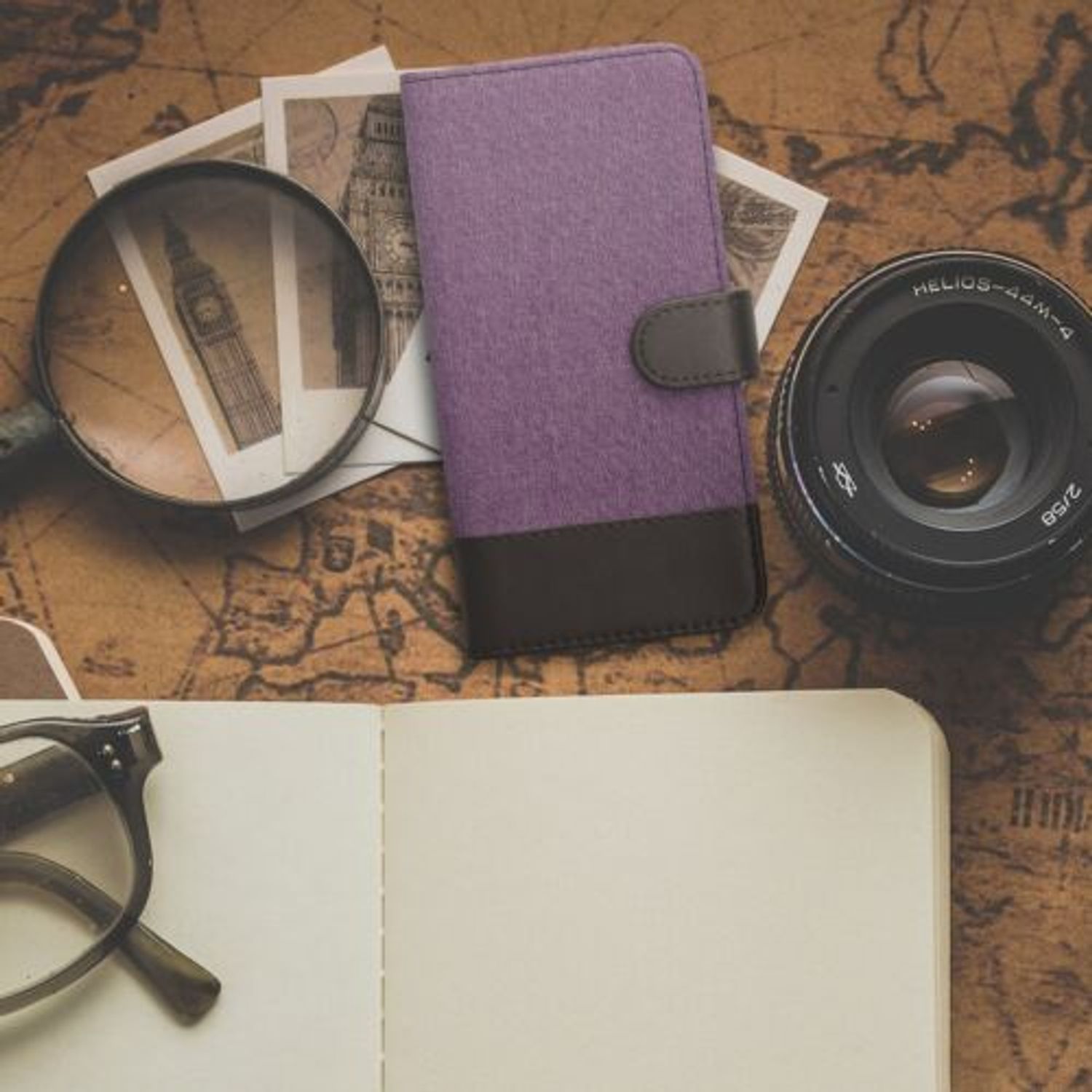 Husa pentru Google Pixel 6, Textil, Mov, 55988.38, Kwmobile fotografia produsului View 3 L