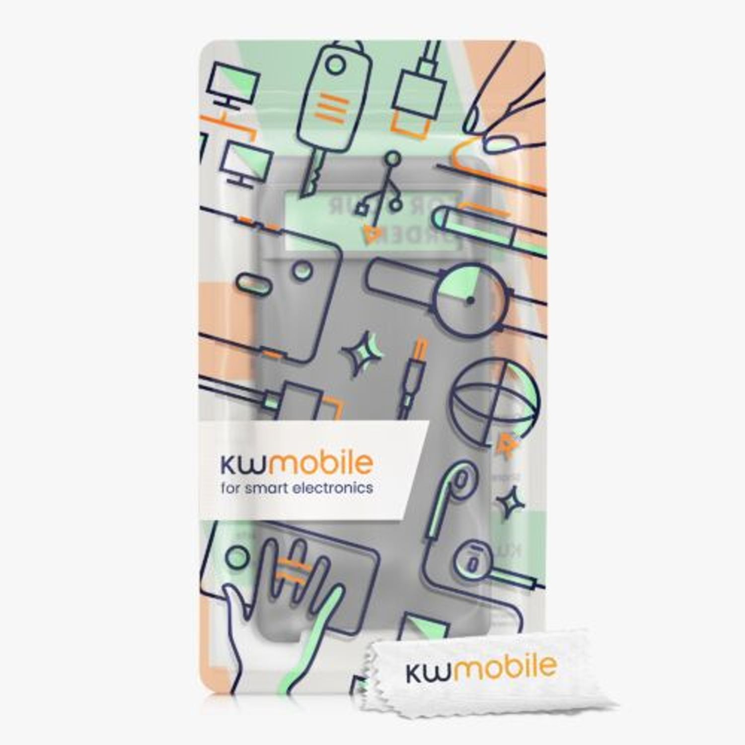 Husa pentru Google Pixel 6, Silicon, Gri, 55480.155, Kwmobile fotografia produsului View 8 L