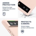 Husa pentru Google Pixel 6, Silicon, Roz, 55434.225, Kwmobile fotografia produsului View 4 S
