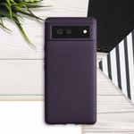 Husa pentru Google Pixel 6, Silicon, Mov, 55783.115, Kwmobile fotografia produsului View 3 S