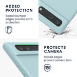 Husa pentru Google Pixel 6, Silicon, Verde, 55865.71, Kwmobile fotografia produsului View 4 S