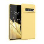 Husa pentru Google Pixel 6 Pro, Silicon, Galben, 55866.216, Kwmobile fotografia produsului