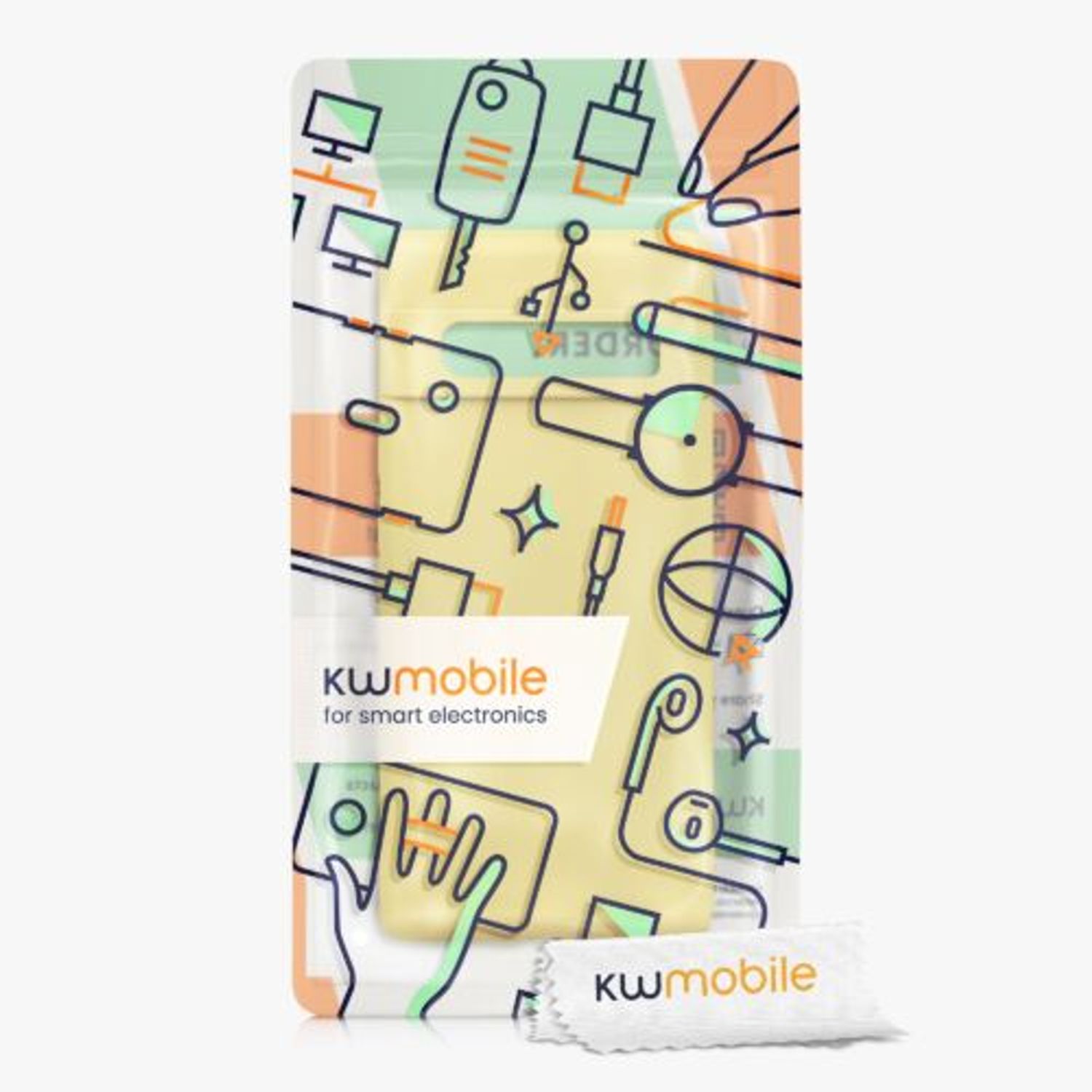 Husa pentru Google Pixel 6 Pro, Silicon, Galben, 55866.216, Kwmobile fotografia produsului View 8 L