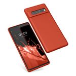 Husa pentru Google Pixel 6 Pro, Silicon, Portocaliu, 55866.218, Kwmobile fotografia produsului View 2 S