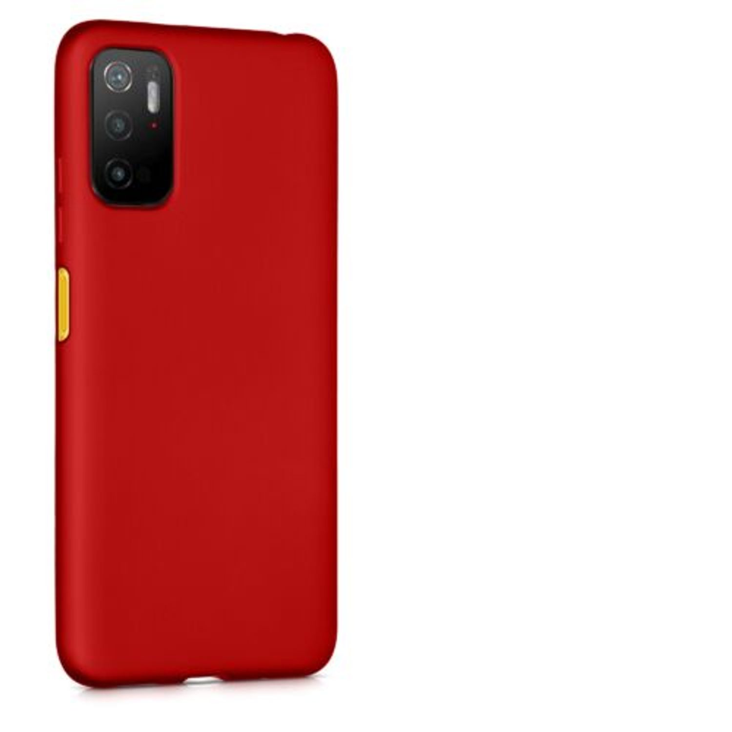 Husa pentru Xiaomi Poco M3 Pro (2021), Silicon, Rosu, 55364.36, Kwmobile fotografia produsului View 8 L