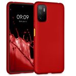 Husa pentru Xiaomi Poco M3 Pro (2021), Silicon, Rosu, 55364.36, Kwmobile fotografia produsului