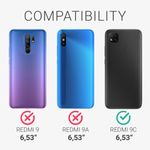 Husa pentru Xiaomi Redmi 9C, Silicon, Verde, 53273.128, Kwmobile fotografia produsului View 5 S