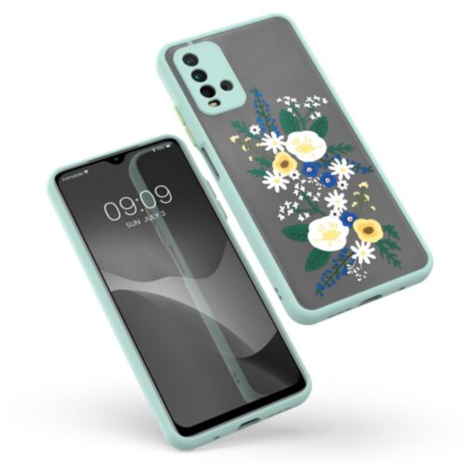 Husa pentru Xiaomi Redmi 9T, Silicon, Multicolor, 56444.01, Kwmobile fotografia produsului View 2 L