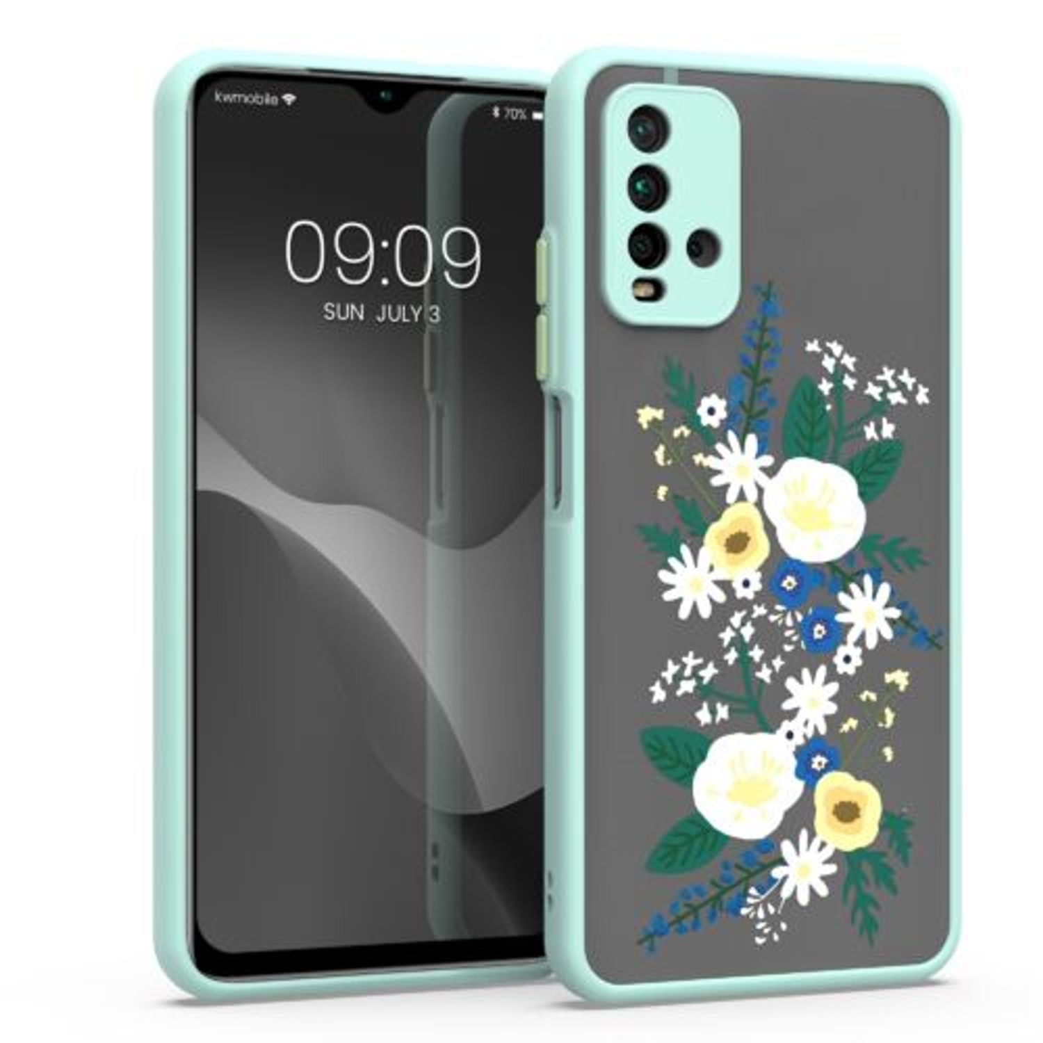 Husa pentru Xiaomi Redmi 9T, Silicon, Multicolor, 56444.01, Kwmobile fotografia produsului