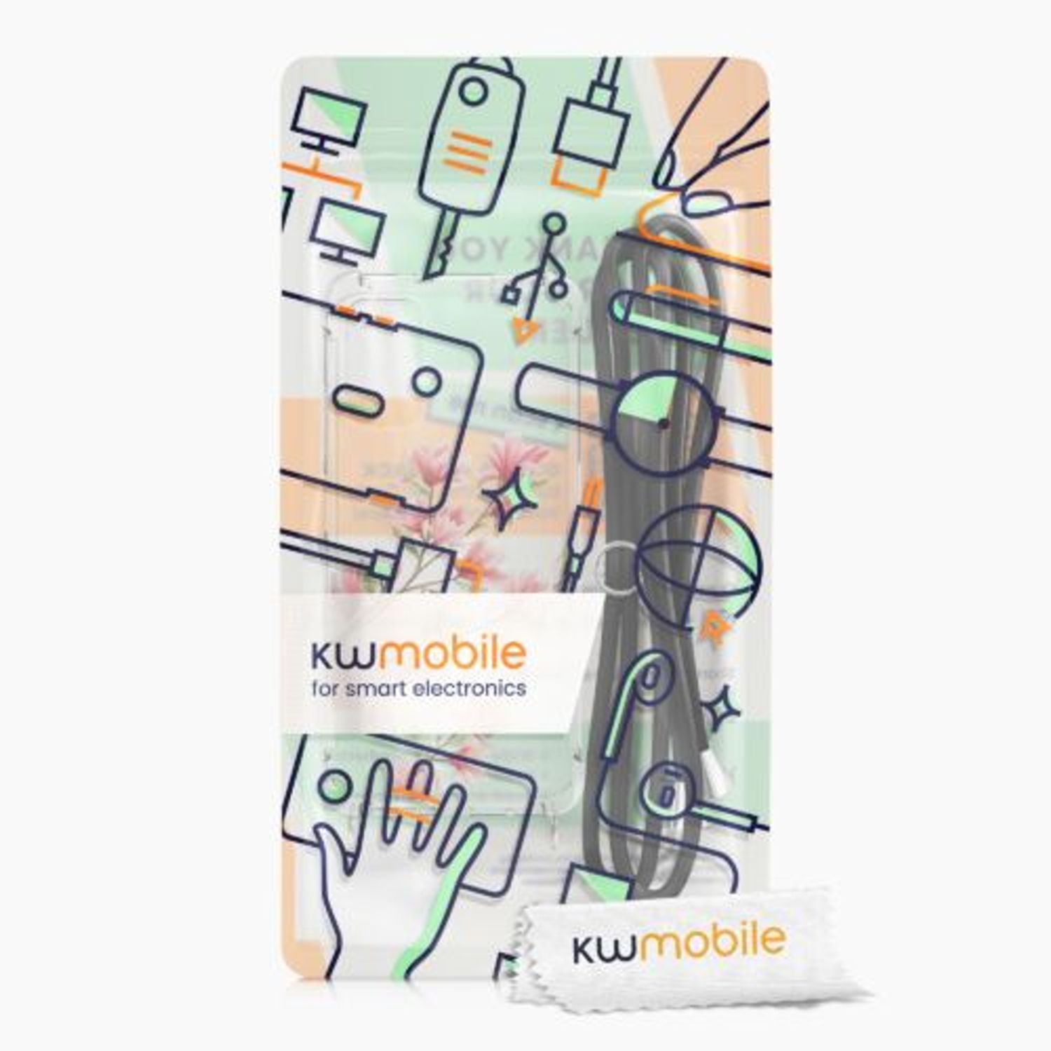 Husa pentru Xiaomi Redmi 9T, Silicon, Multicolor, 56531.02, Kwmobile fotografia produsului View 7 L