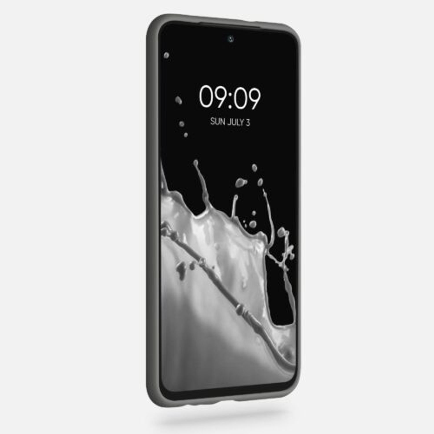 Husa pentru Xiaomi Redmi Note 10/Redmi Note 10S, Silicon, Gri, 54541.155, Kwmobile fotografia produsului View 6 L