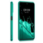Husa pentru Xiaomi Redmi Note 10 5G, Silicon, Verde, 54949.128, Kwmobile fotografia produsului View 5 S