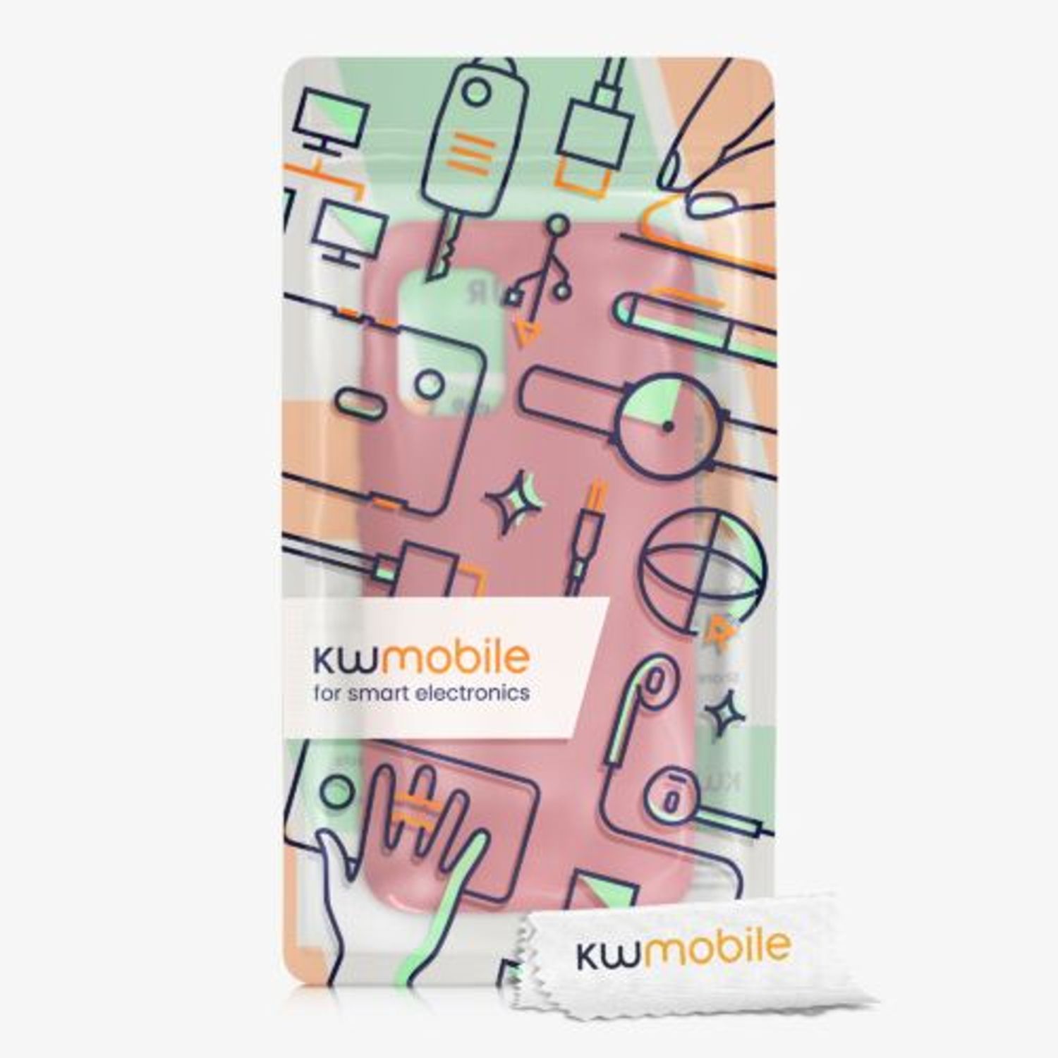 Husa pentru Asus Zenfone 8, Silicon, Rosu, 55257.09, Kwmobile fotografia produsului View 8 L