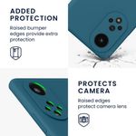 Husa Kwmobile pentru Huawei nova 9, Silicon, Verde, 56632.57 fotografia produsului View 3 S