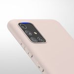 Husa Kwmobile pentru Samsung Galaxy A51, Silicon, Crem, 51196.225 fotografia produsului View 8 S