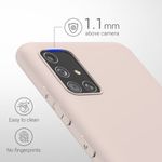 Husa Kwmobile pentru Samsung Galaxy A51, Silicon, Crem, 51196.225 fotografia produsului View 3 S