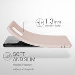 Husa Kwmobile pentru Samsung Galaxy A51, Silicon, Crem, 51196.225 fotografia produsului View 2 S