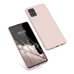 Husa Kwmobile pentru Samsung Galaxy A51, Silicon, Crem, 51196.225 fotografia produsului