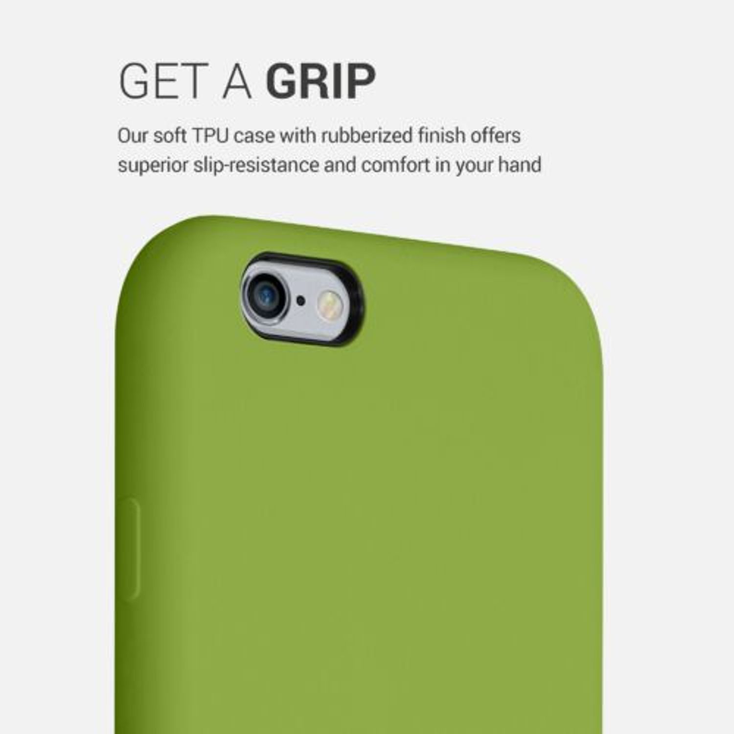 Husa pentru iPhone 6/iPhone 6s, Silicon, Verde, 40223.220 fotografia produsului View 4 L