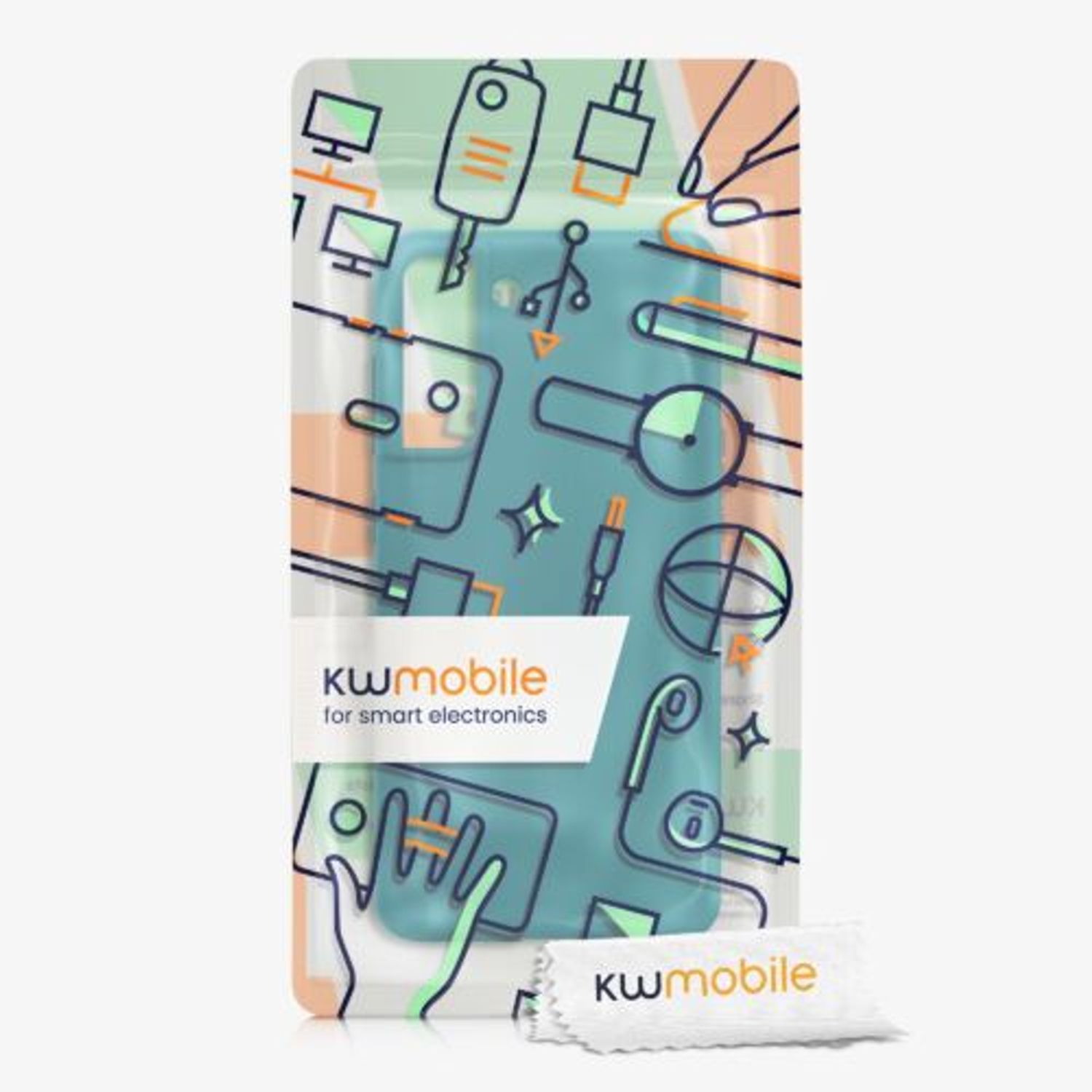 Husa Kwmobile pentru Samsung Galaxy S21 FE, Silicon, Verde, 55484.57 fotografia produsului View 9 L