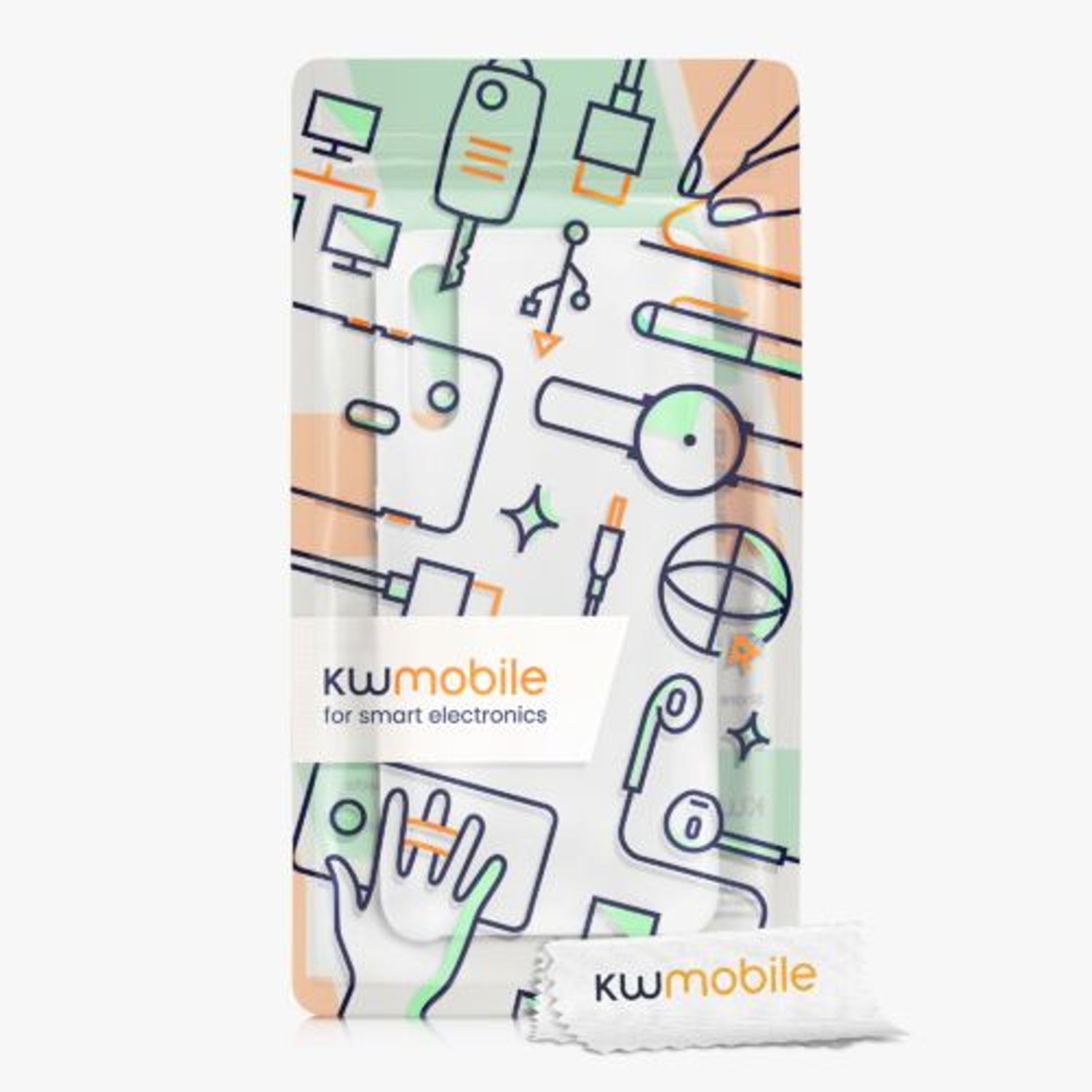 Husa Kwmobile pentru Samsung Galaxy A50, Silicon, Alb, 48715.48 fotografia produsului View 6 L
