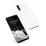 Husa Kwmobile pentru Samsung Galaxy A50, Silicon, Alb, 48715.48 fotografia produsului