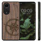 Husa Kwmobile pentru Honor 50, Lemn, Maro, 57353.01 fotografia produsului