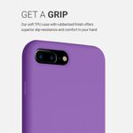 Husa pentru iPhone 8 Plus/iPhone 7 Plus, Silicon, Mov, 40842.221 fotografia produsului View 4 S