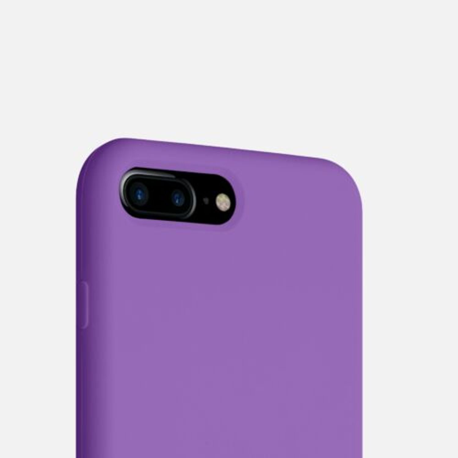 Husa pentru iPhone 8 Plus/iPhone 7 Plus, Silicon, Mov, 40842.221 fotografia produsului View 8 L