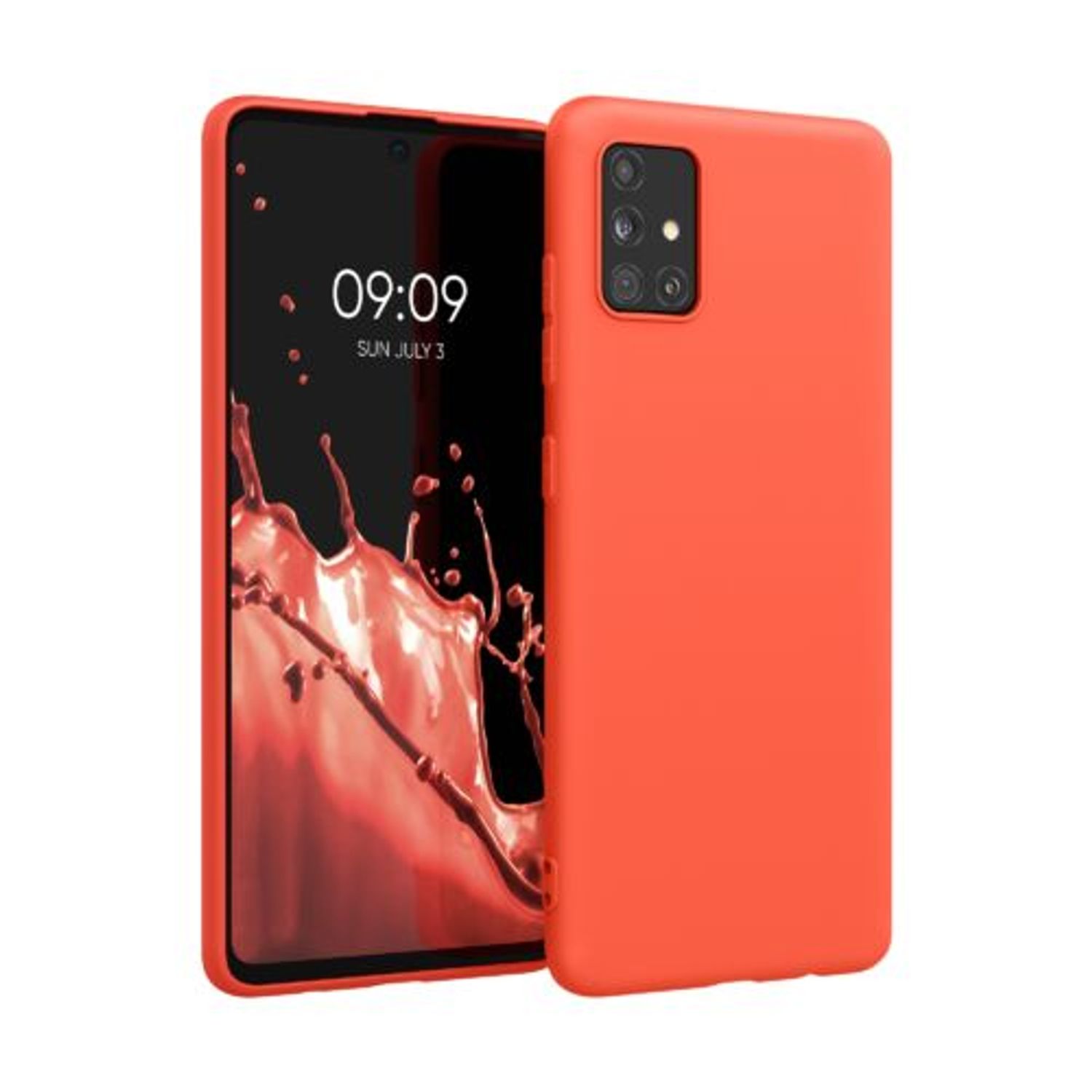 Husa pentru Samsung Galaxy A51, Silicon, Rosu, 51196.164 fotografia produsului