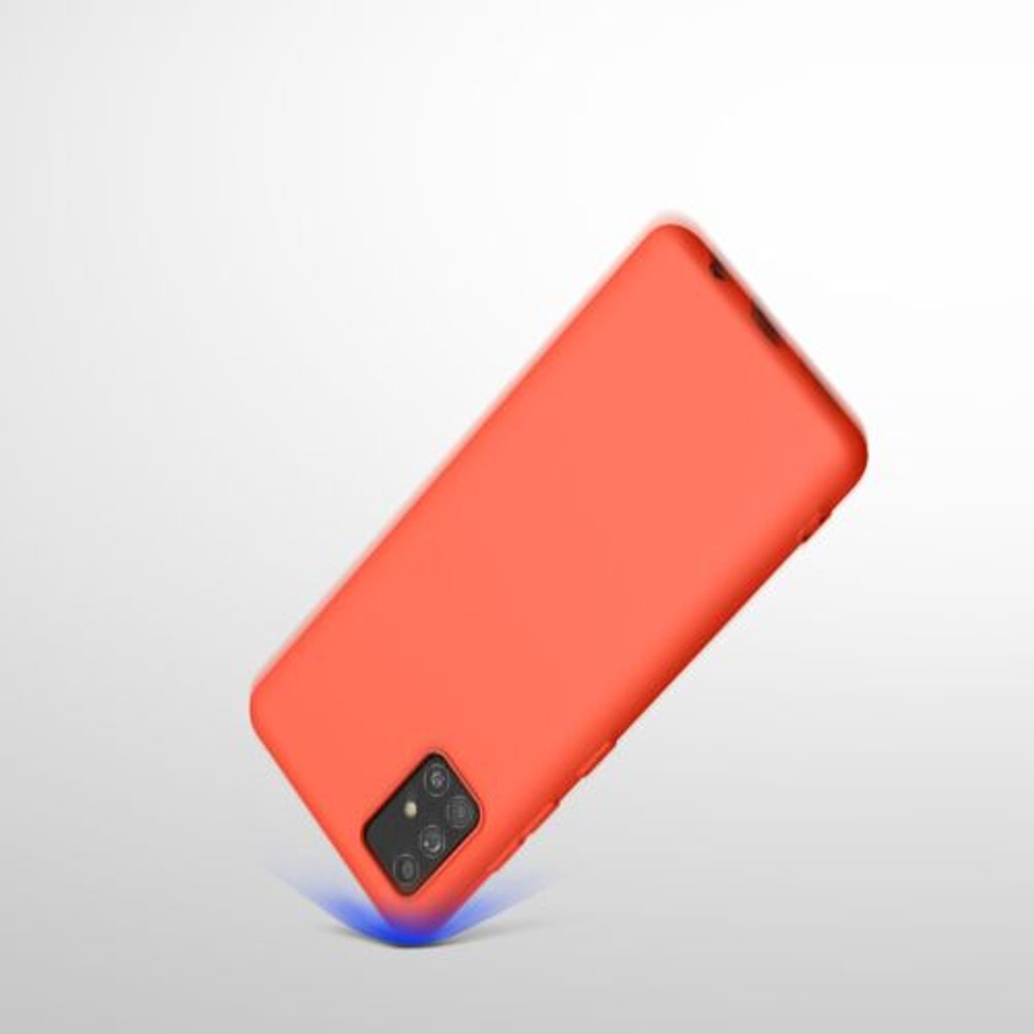 Husa pentru Samsung Galaxy A51, Silicon, Rosu, 51196.164 fotografia produsului View 10 L