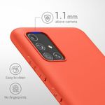 Husa pentru Samsung Galaxy A51, Silicon, Rosu, 51196.164 fotografia produsului View 4 S